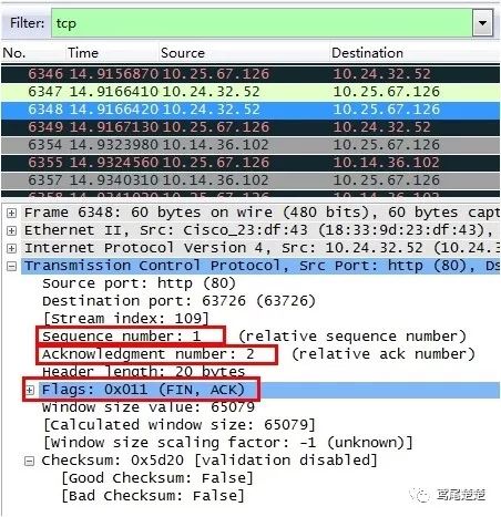 wireshark学习笔记：TCP协议抓包分析