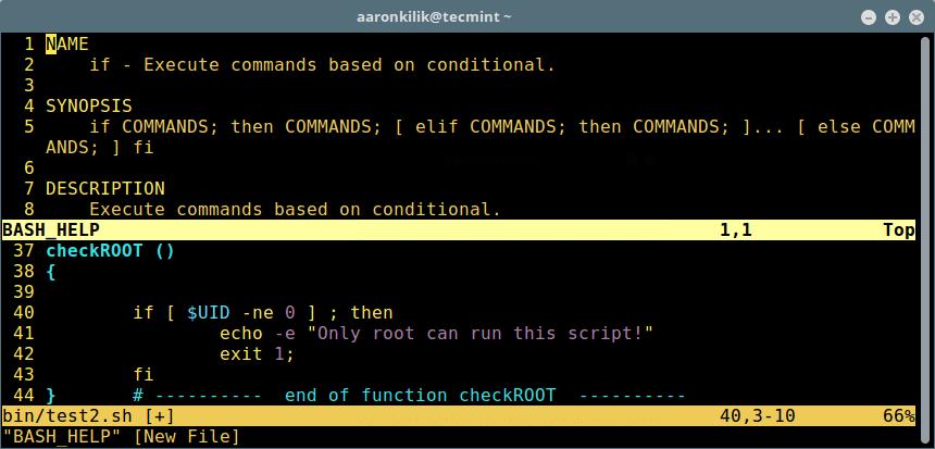 如何用 bash-support 插件将 Vim 编辑器打造成编写 Bash 脚本的 IDE