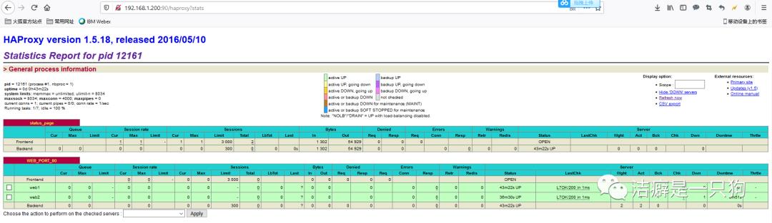 高可用篇之Keepalived （HAProxy+keepalived 搭建高可用负载均衡集群）