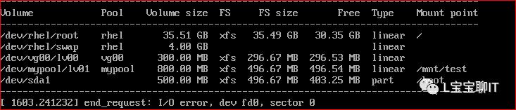 Linux基础——RAID和LVM