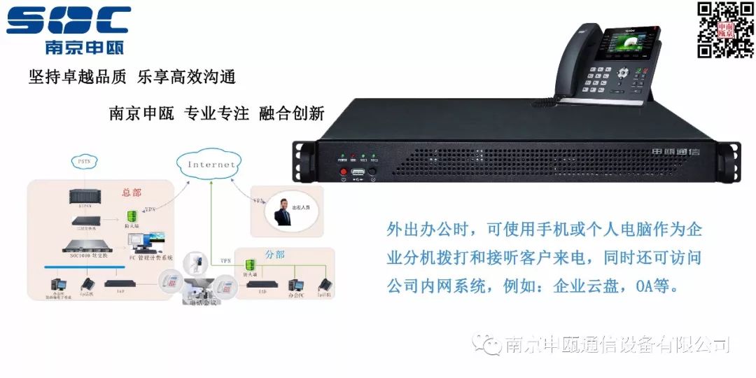 SOC1000软交换系统支持负载均衡和冗余备份功能，提供稳定可靠的软交换能力。