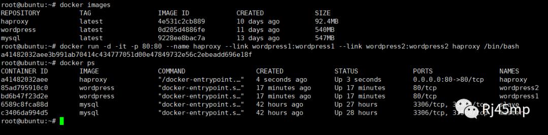 docker下的负载均衡