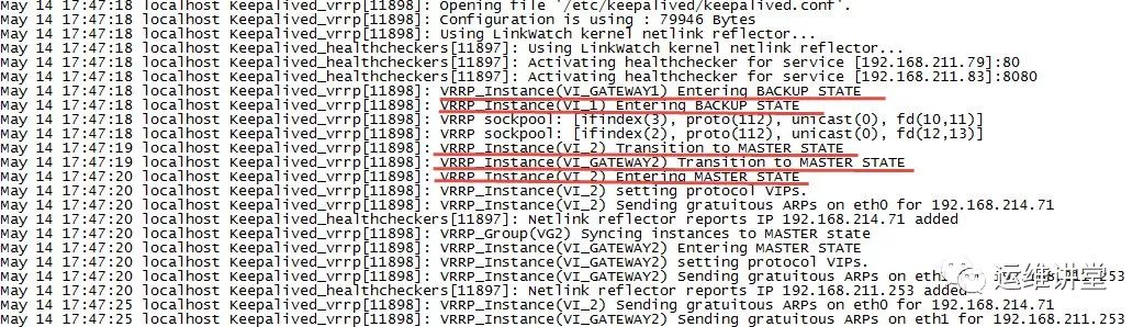 LVS/NAT双主 + keepalived负载均衡实现