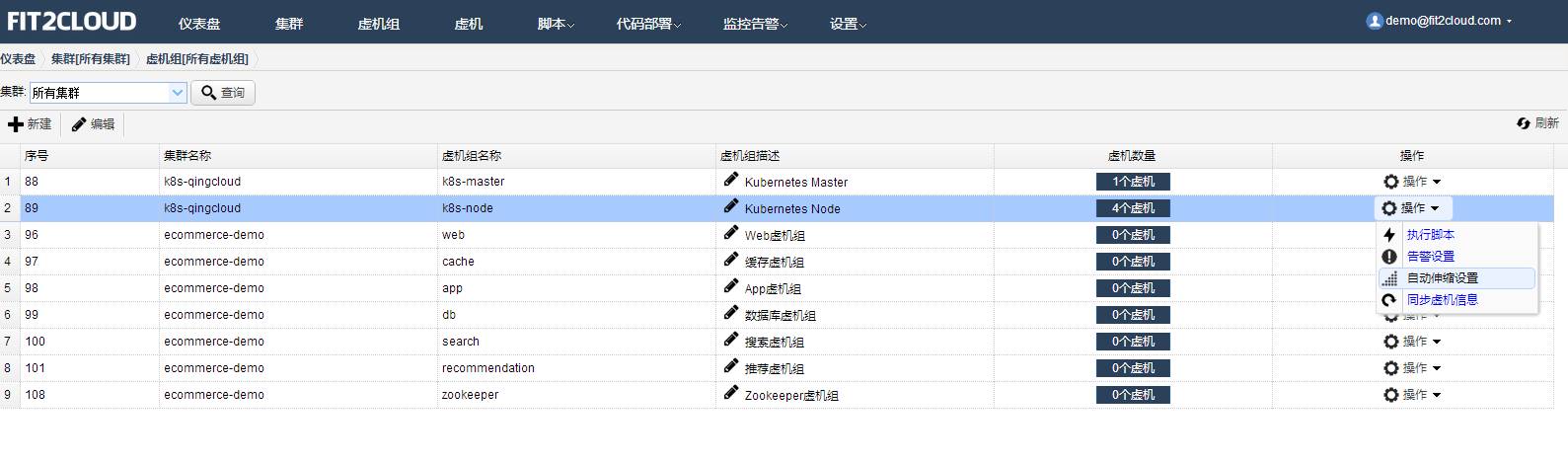 使用FIT2CLOUD在青云QingCloud快速部署和管理Kubernetes集群