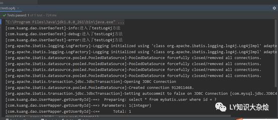 Mybatis之Log4j实现日志说明及Limit实现分页