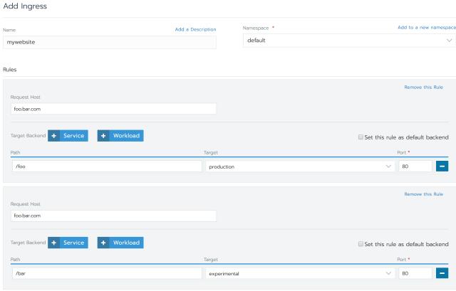 使用Rancher 2.0管理Kubernetes工作负载