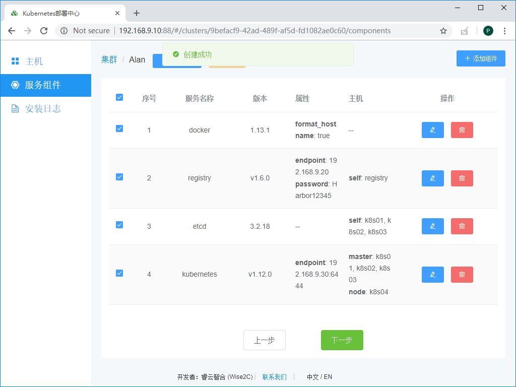 使用开源Breeze工具部署Kubernetes 1.12.1高可用集群