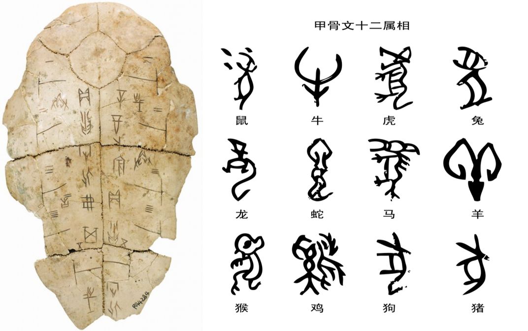象形文字即刻画动物形态,圣书文,玛雅文,甲骨文都是象形文字