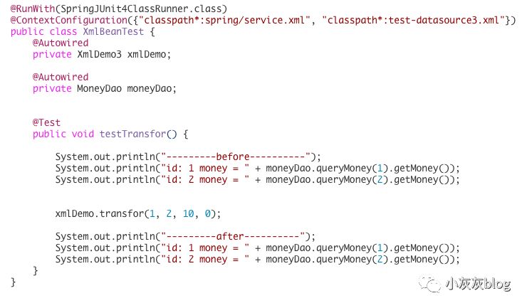 Spring + mybatis + mysql 使用事物的几种姿势