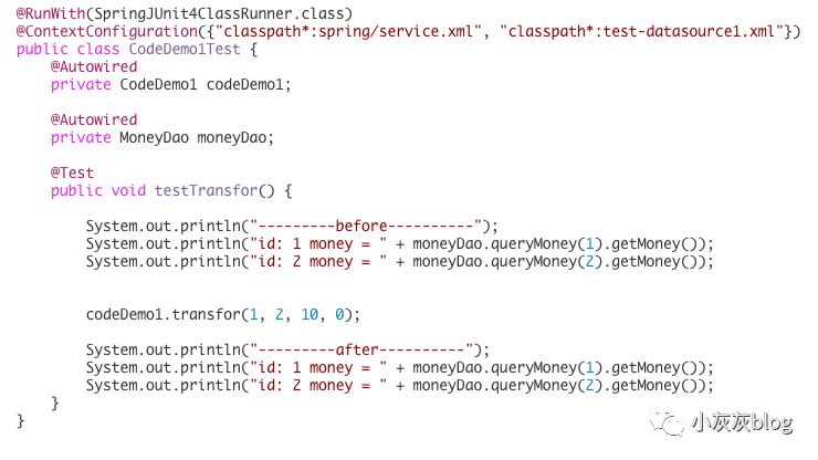 Spring + mybatis + mysql 使用事物的几种姿势