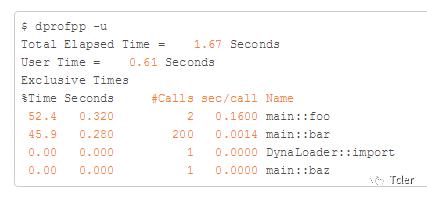 Perl程序性能调试之dprofpp