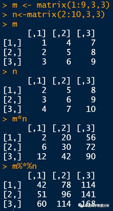 R语言实战——矩阵与列表的操作示例