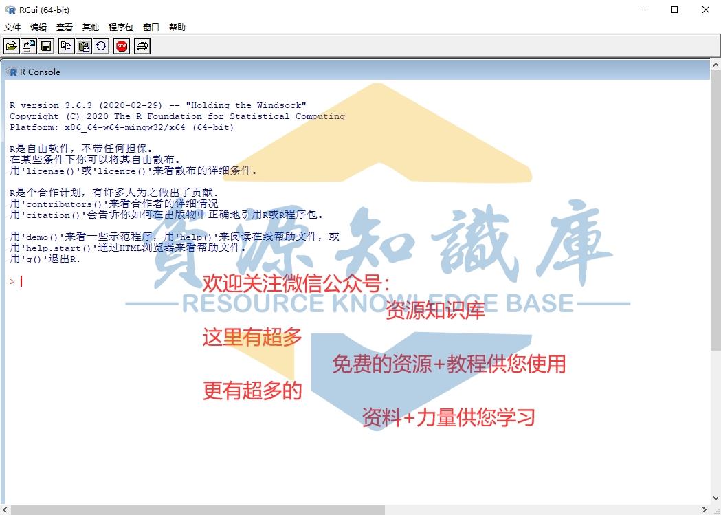 R语言 3.6.3版安装+获取