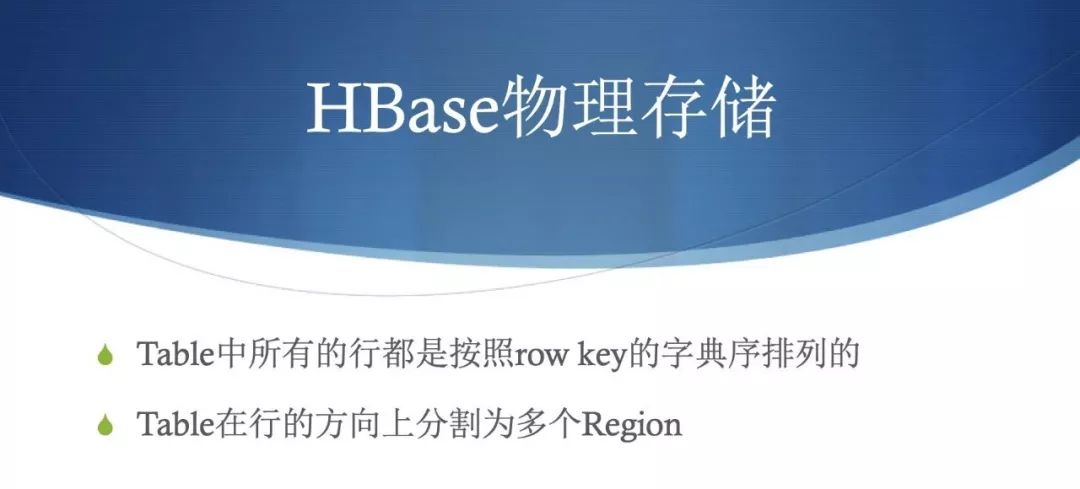 ​你应该知道的 HBase 基础，都在这儿了