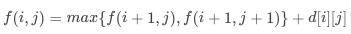 动态规划——数字三角形