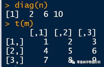 R语言实战——矩阵与列表的操作示例