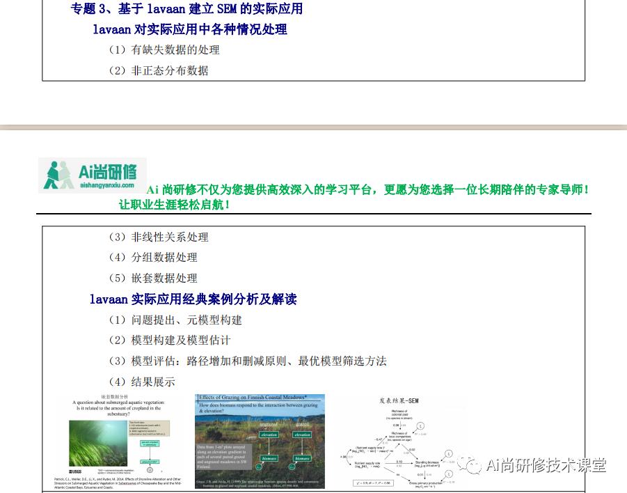 【推荐】基于R语言的结构方程模型分析及应用