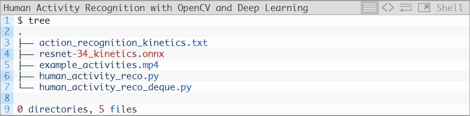 独家 | 利用OpenCV和深度学习来实现人类活动识别（附链接）