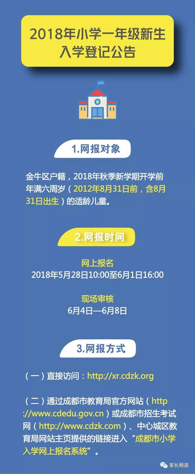 小一新生网上报名已经开启，各区操作系统一定要看