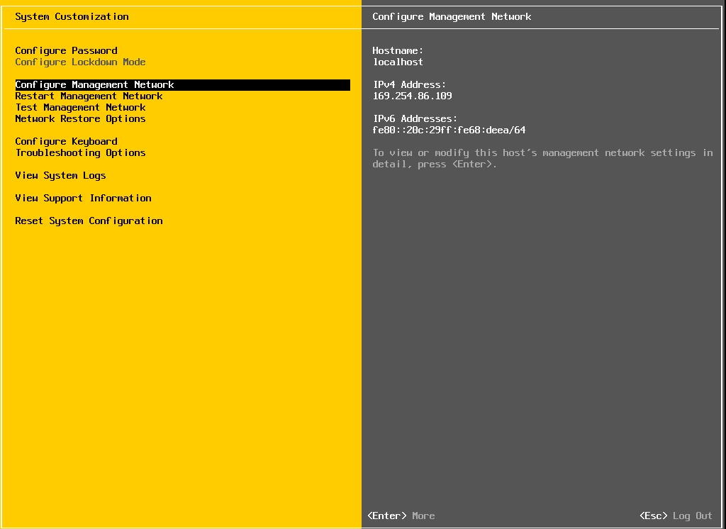 虚拟化操作系统ESXi 6.7安装配置