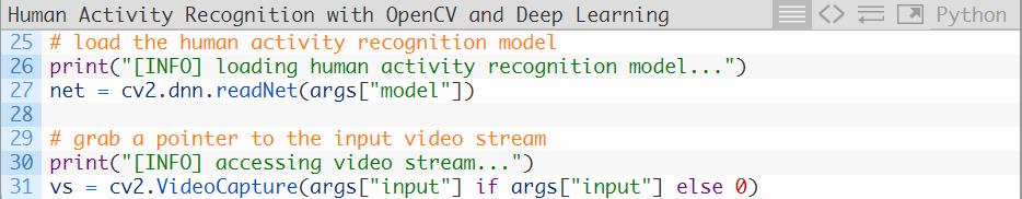 独家 | 利用OpenCV和深度学习来实现人类活动识别（附链接）
