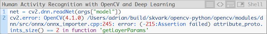 独家 | 利用OpenCV和深度学习来实现人类活动识别（附链接）