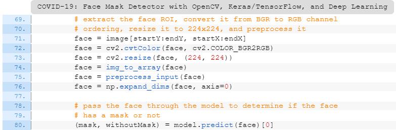 独家 | COVID-19：利用Opencv, Keras/Tensorflow和深度学习进行口罩检测