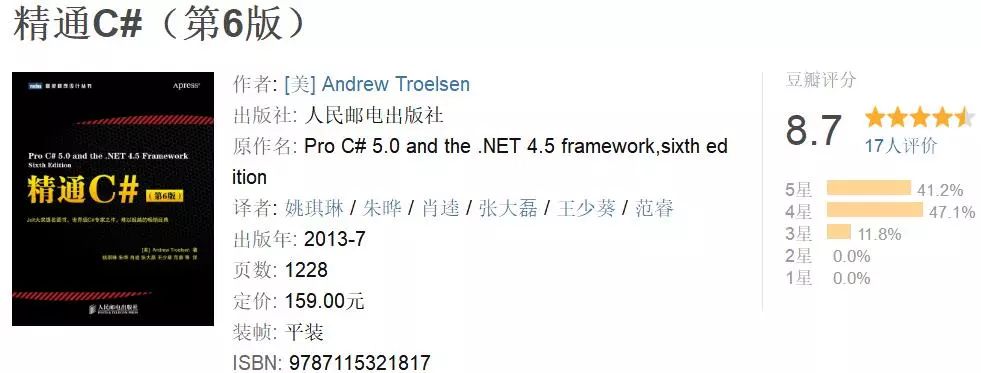 C# 书籍推荐，助你.NET技能提升至少1000倍