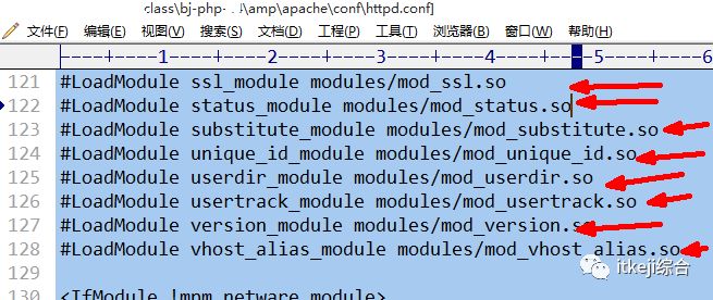 配置apache以运行php脚本代码