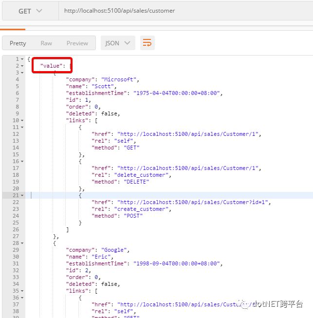 使用 dynamic 类型让 ASP.NET Core 实现 HATEOAS 结构的 RESTful API