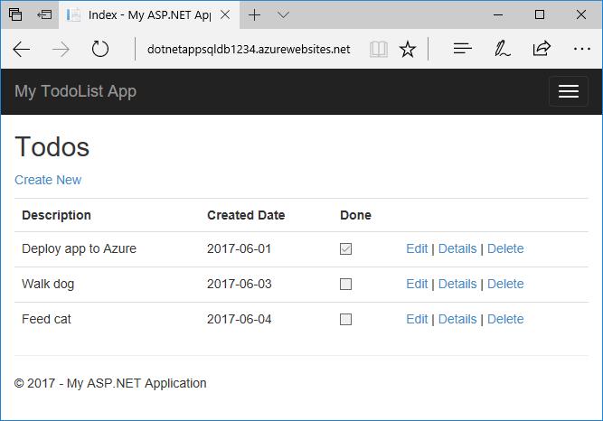 技术帖 | 在 Azure 应用服务中生成 .NET Core 和 SQL 数据库 Web 应用