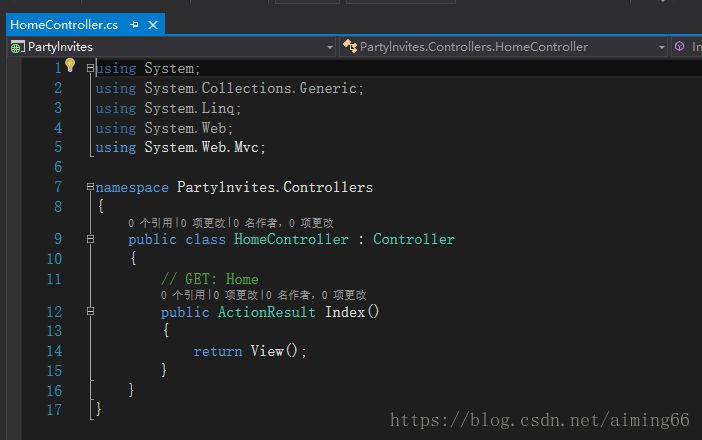 mvc（1）——新建一个ASP.NET MVC项目