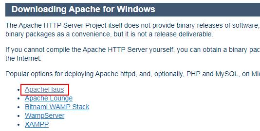 Apache+PHP测试环境搭建