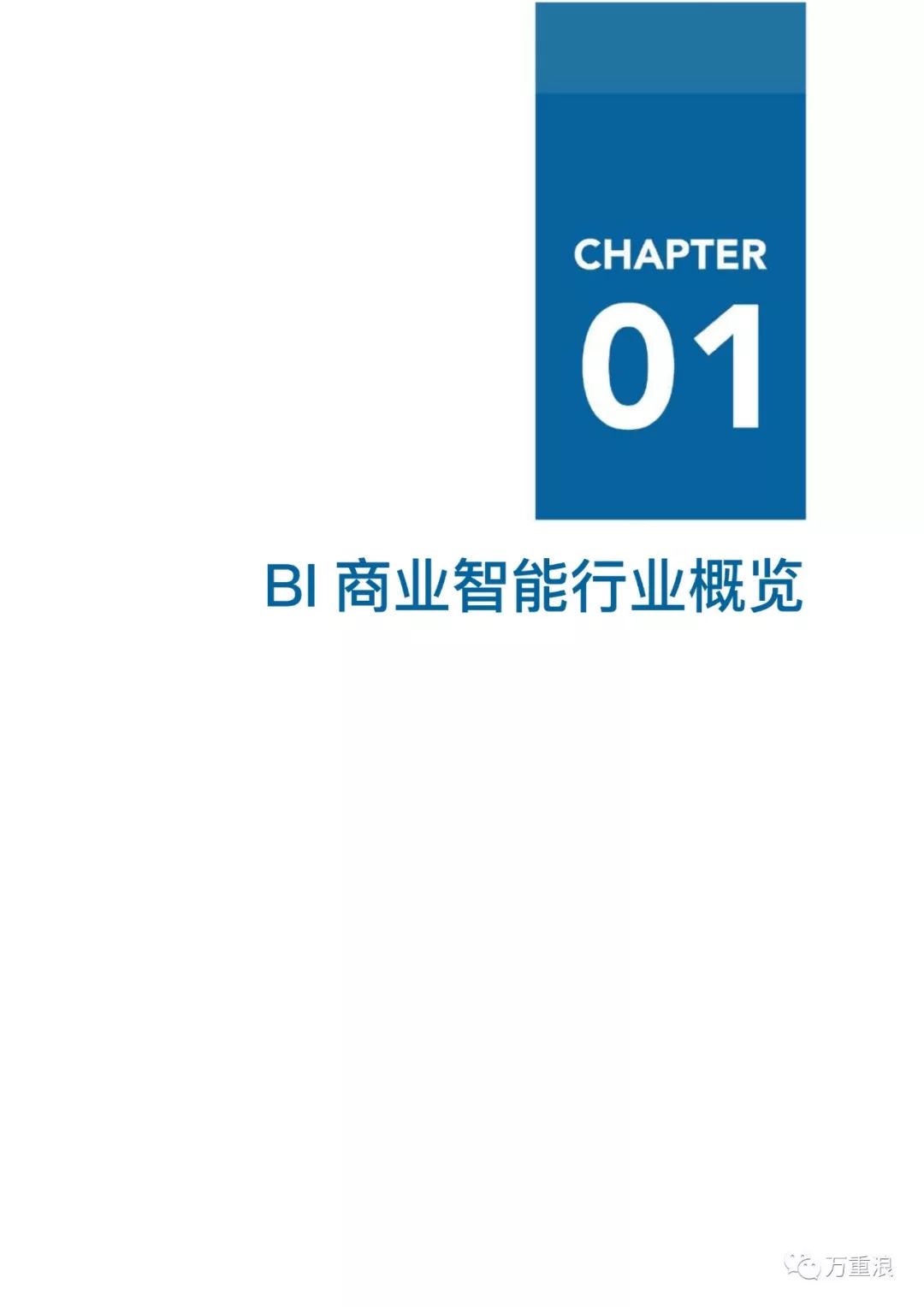 【报告】《中国BI商业智能行业报告》