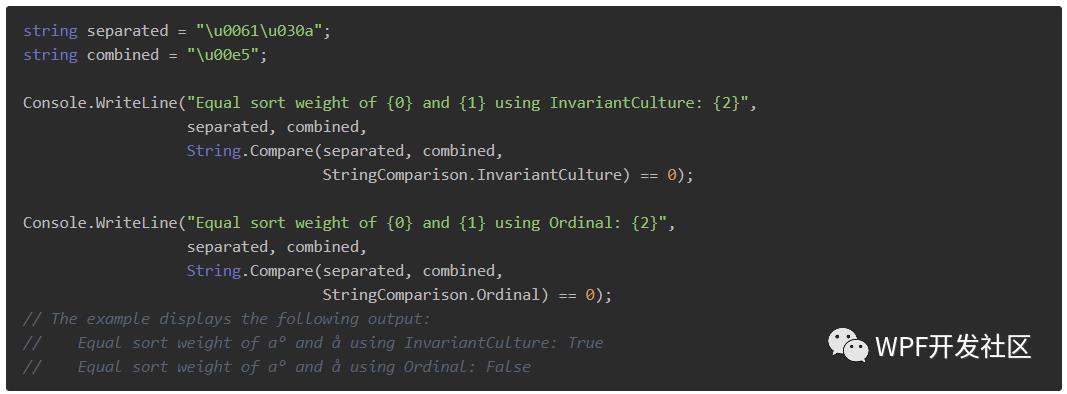 .NET 中字符串比较的最佳做法