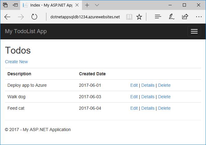 技术帖 | 在 Azure 应用服务中生成 .NET Core 和 SQL 数据库 Web 应用