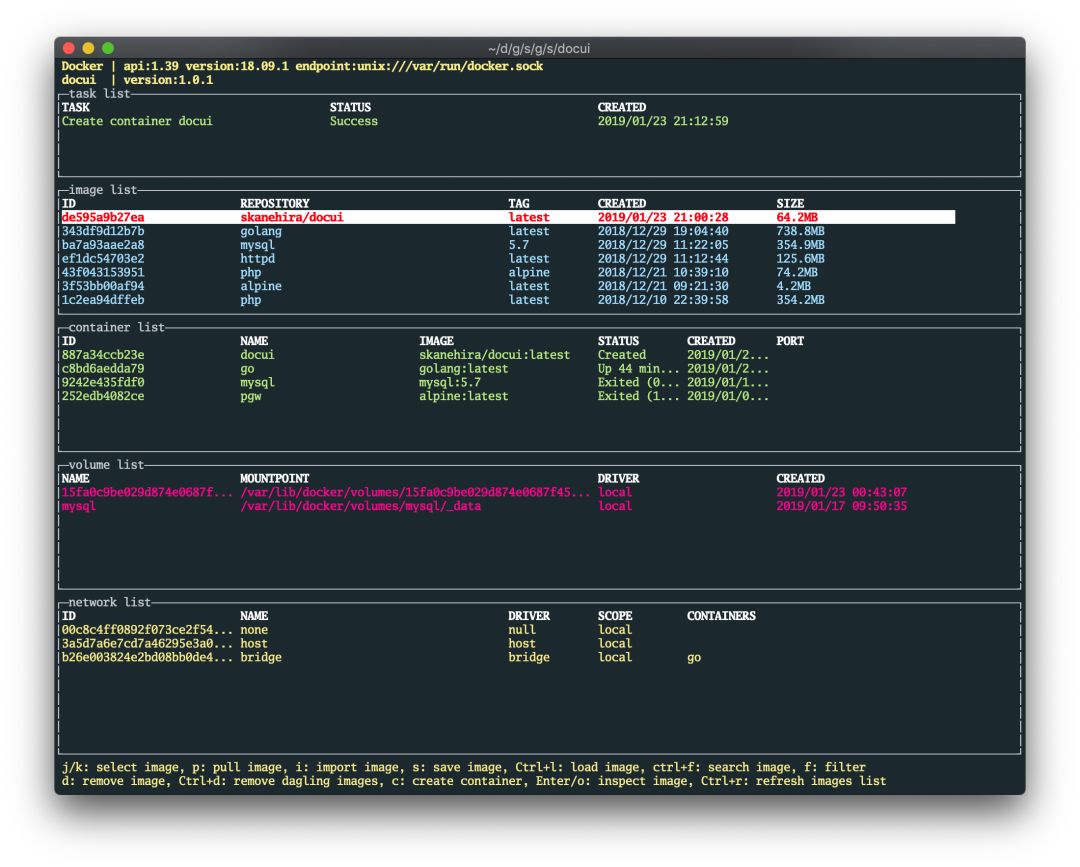 终端的Docker管理ui，不用再记各种命令啦