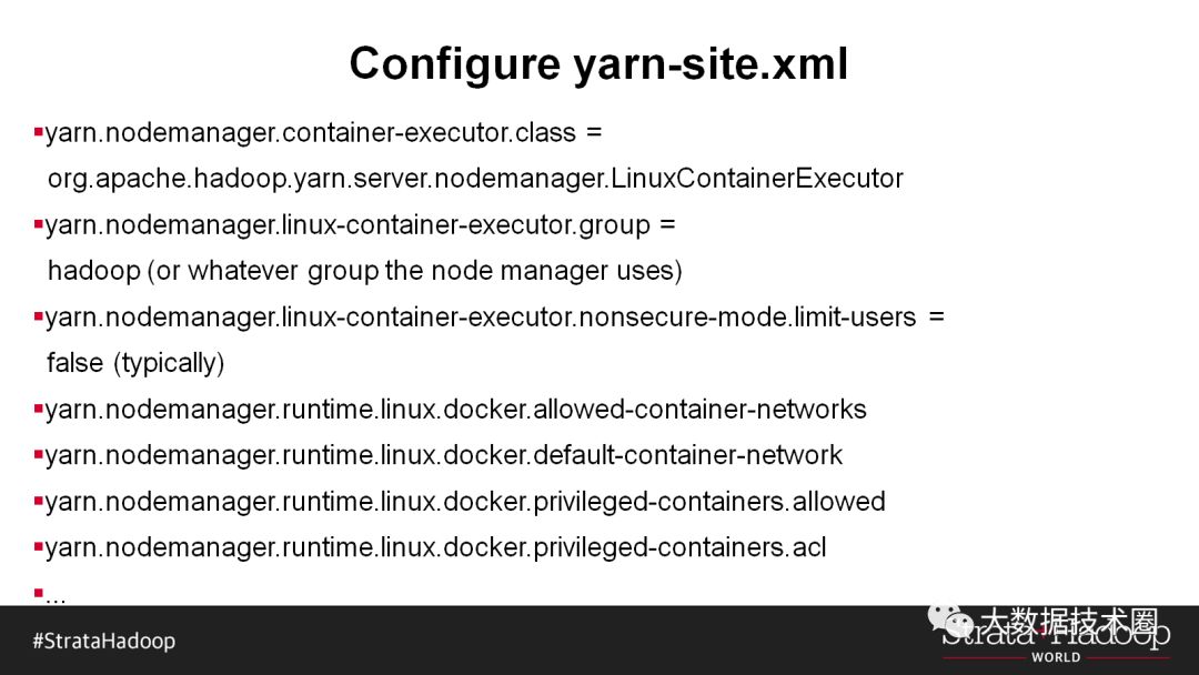 Docker on YARN