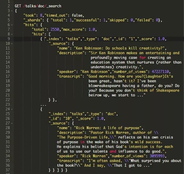 Django + Elasticsearch——搜索精彩的TED演讲