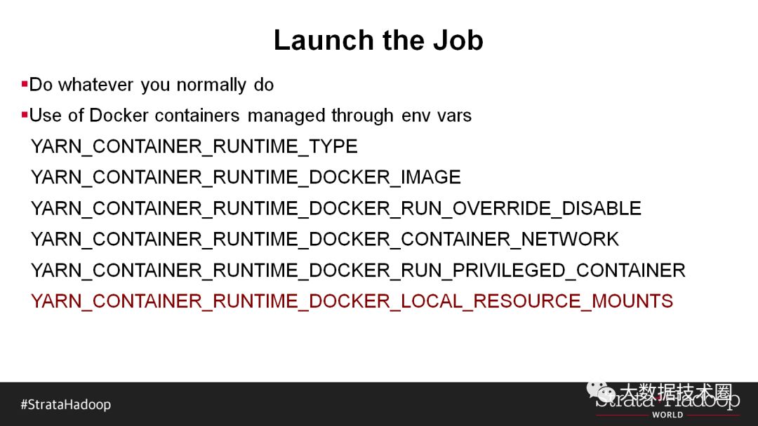 Docker on YARN