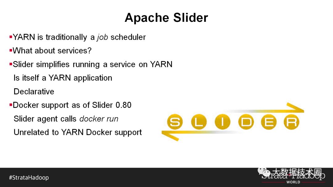 Docker on YARN