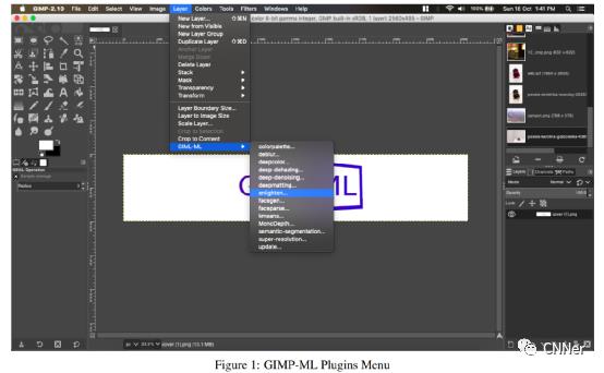 【工具集】开源 | GIMP-ML ：GNU图像处理程序(GIMP)的Python插件