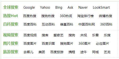 国内pc端搜索引擎