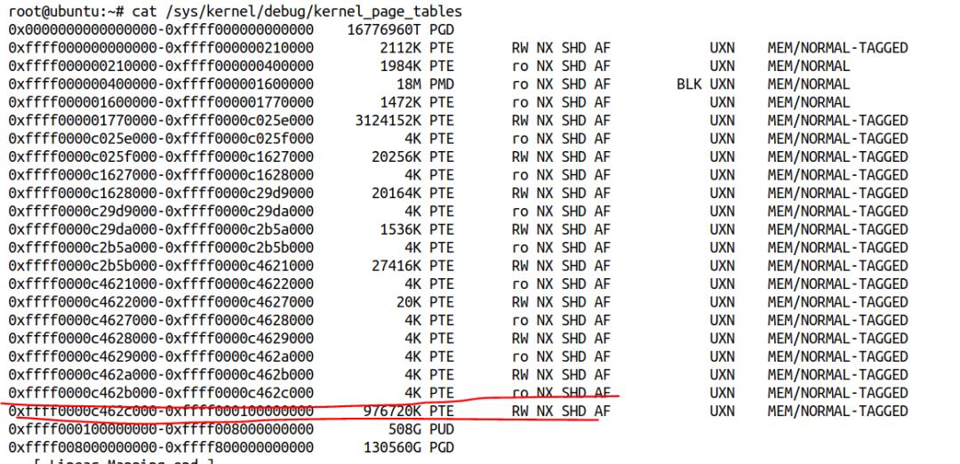 ARM64 Linux 内核页表的块映射