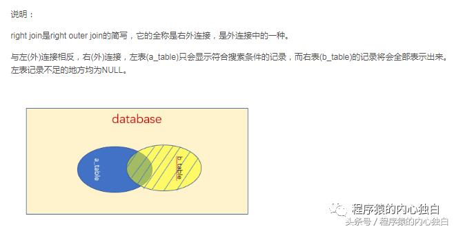 图解MySQL 内连接、外连接、左连接、右连接、全连接