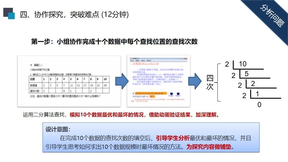 说课课件下载|我们在中点相遇-《探索二分查找算法》