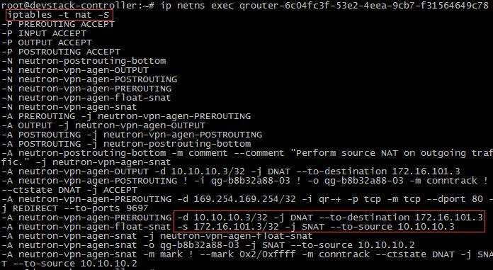 floating IP 原理分析 - 每天5分钟玩转 OpenStack（107）