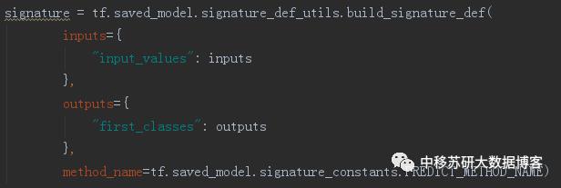 tensorflow serving初体验