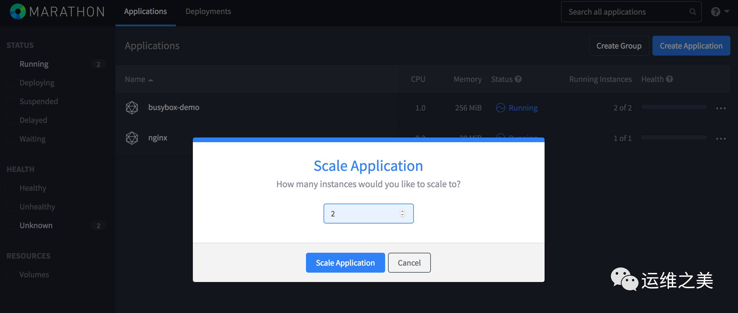 使用Mesos和Marathon管理Docker集群