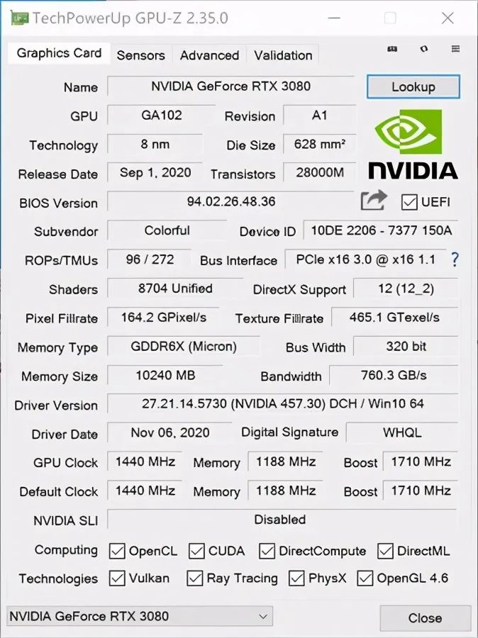 iGame GeForce RTX 3080 Ultra W OC显卡评测：新潮的蒸汽波风格